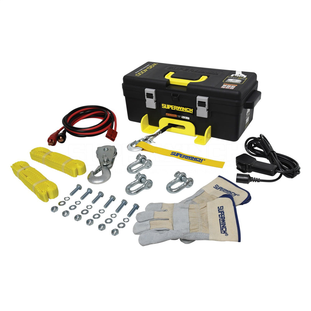 SUPERWINCH 1140232 - Winch2Go 4000lb Winch Synthetic Rope image