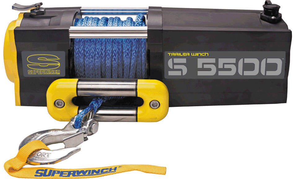 SUPERWINCH 1455201 - S5500-5500# Winch w/Roller Fairlead image