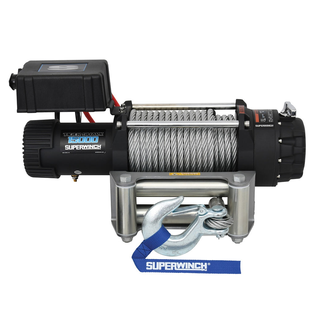 SUPERWINCH 1515000 - 15000lb Winch 7/16in x 82ft Wire Roller Fairlea image