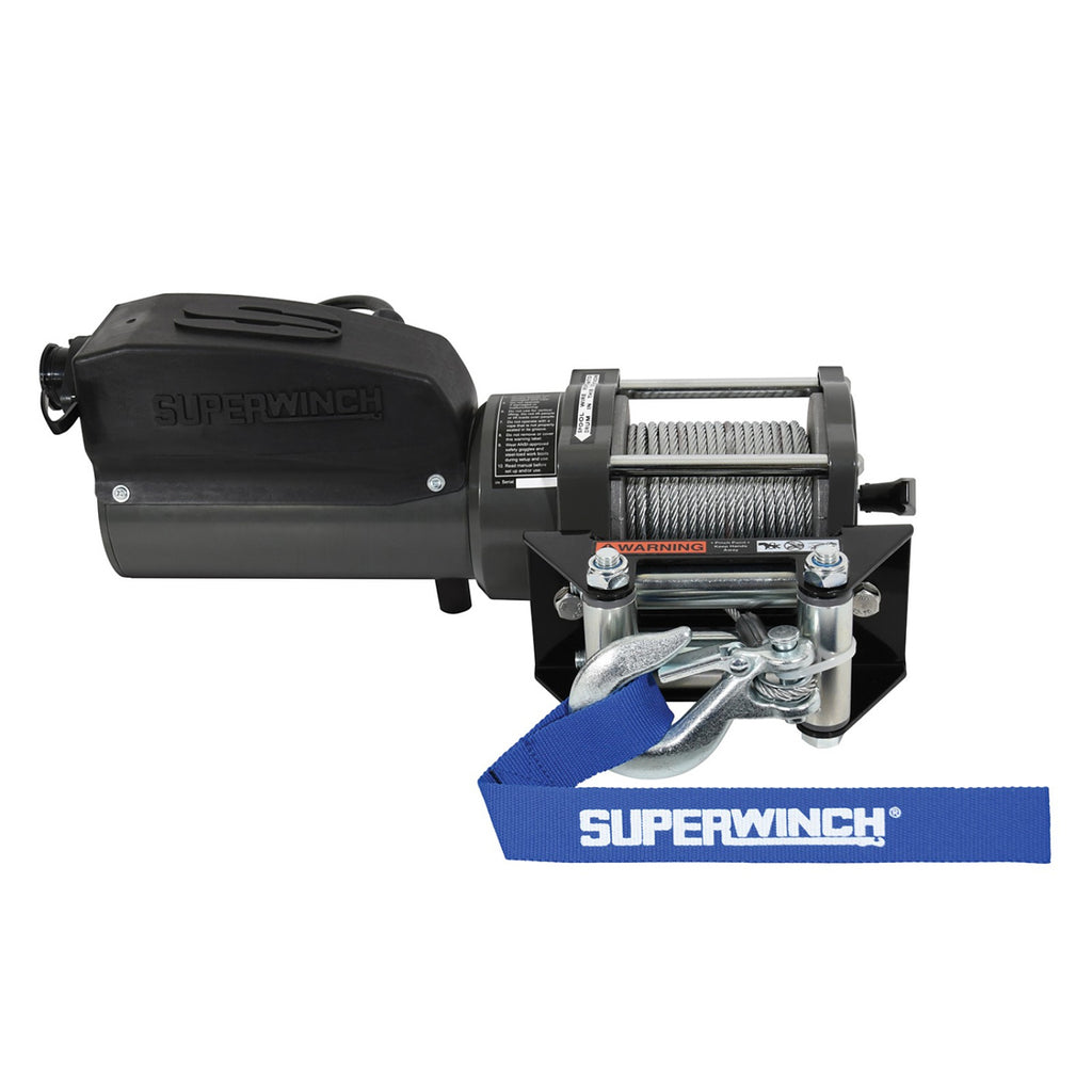 SUPERWINCH 1715001 - 1500lb Winch 1.1HP 120V 1/8in x 35ft Wire Rope image