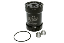 Load image into Gallery viewer, SYSTEM ONE 209-571BPS - Billet Oil Filter w/Blt Cap 75 Micron - Black image