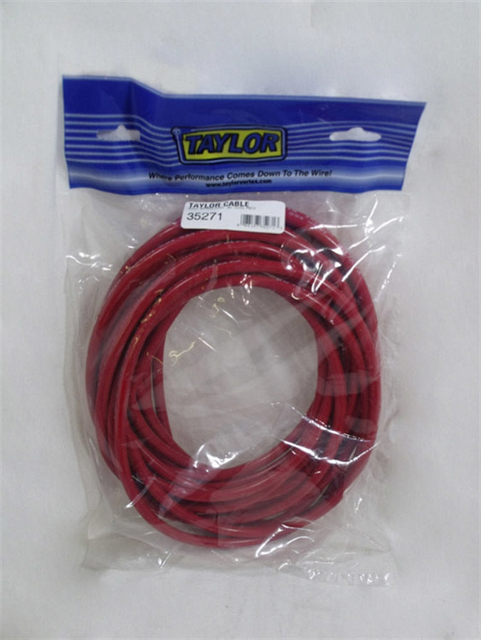 TAYLOR/VERTEX 35271 - 30' Spool 8mm Red Spiro Wound Plug Wire image