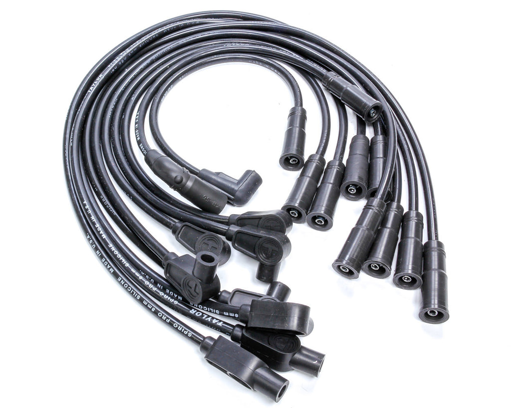 TAYLOR/VERTEX 74025 - 8mm Spiro-Pro Custom Plug Wire Set - Black image