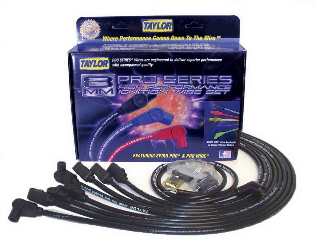 TAYLOR/VERTEX 76027 - SBC 8MM Pro Race Wires- Black image