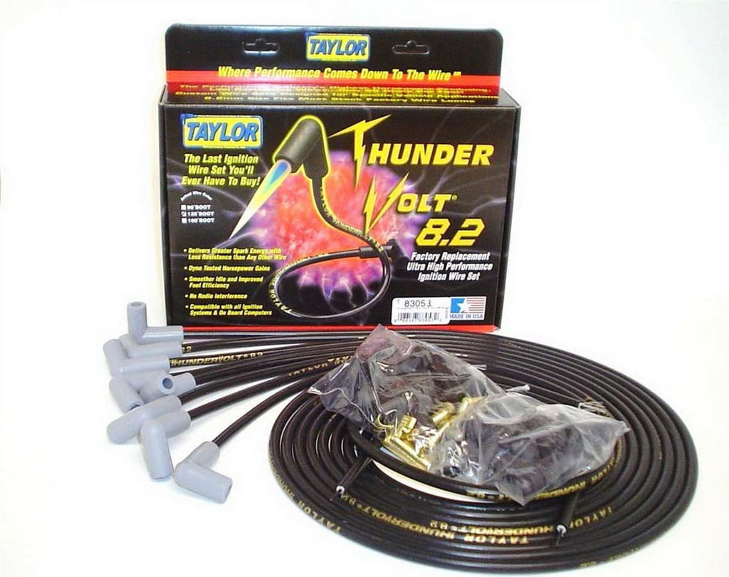 TAYLOR/VERTEX 83051 - Univ Thundervolt Plug Wire Set 90 deg Black image