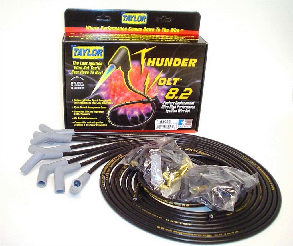 TAYLOR/VERTEX 83053 - Univ Thundervolt Plug Wire Set 135 deg Black image