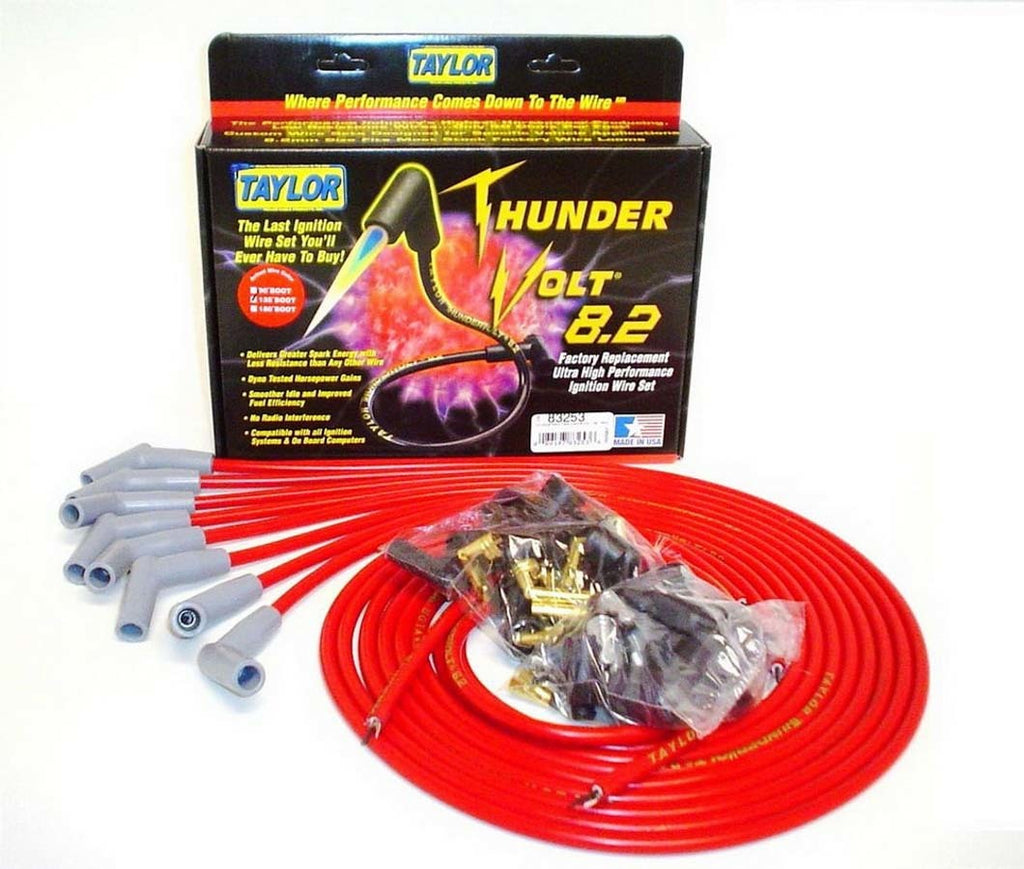 TAYLOR/VERTEX 83253 - Univ Thundervolt Plug Wire Set 135 deg Red image