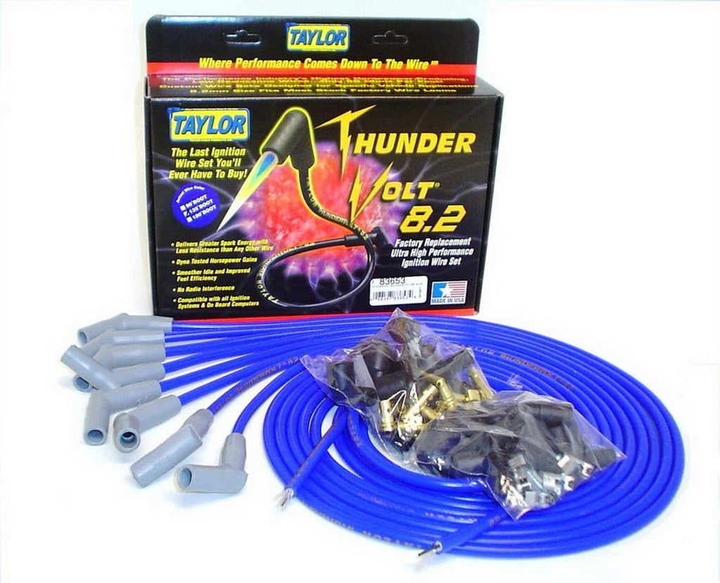 TAYLOR/VERTEX 83653 - Univ Thundervolt Plug Wire Set 135 deg Blue image