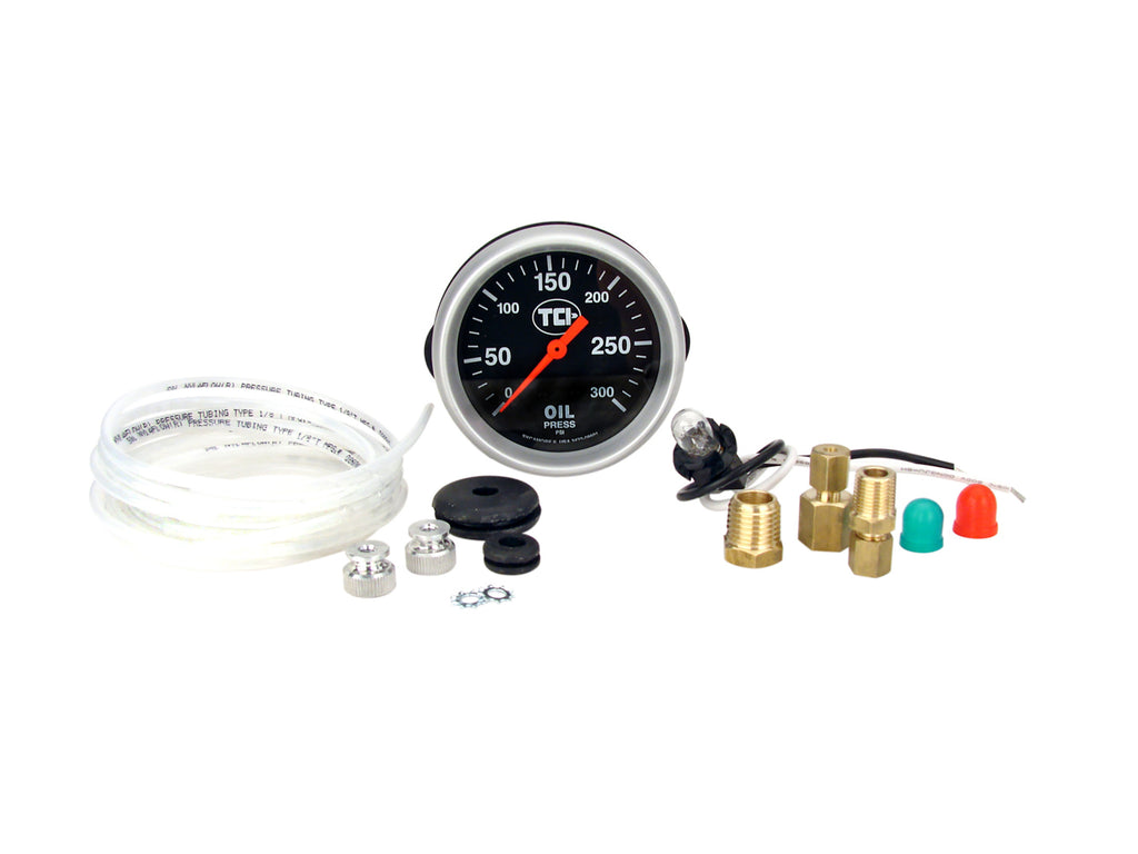 TCI 801100 - Pressure Gauge 2-5/8 Transmission Black Face image