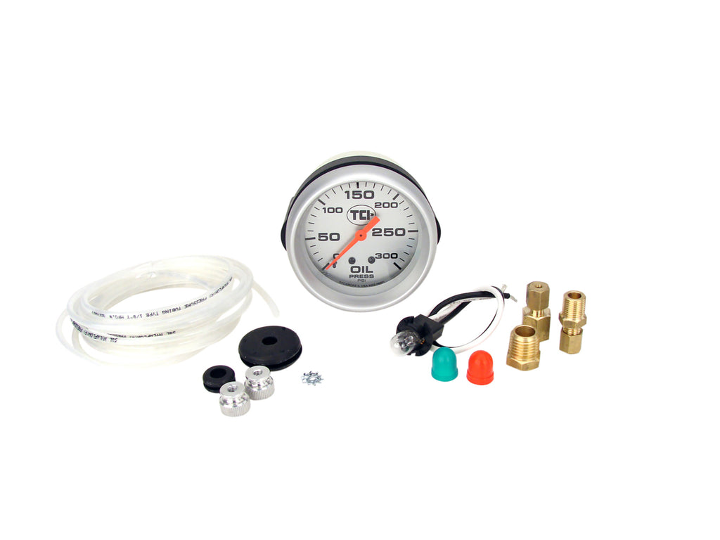 TCI 801101 - Pressure Gauge 2-5/8 Transmission Silver Face image