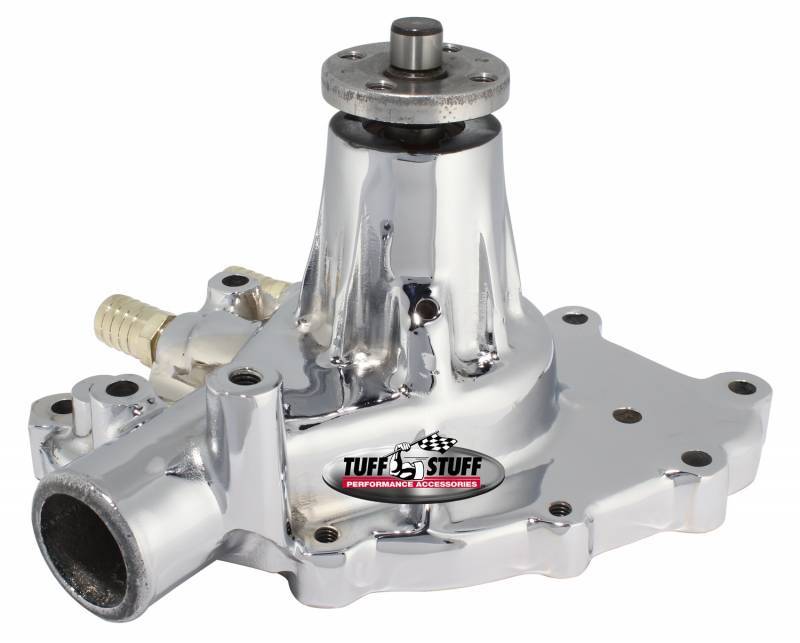 TUFF-STUFF 1432AA - Ford Water Pump Pass Side Inlet Chrome image