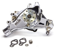 Load image into Gallery viewer, TUFF-STUFF 1448NA - 69-96 SBC Water Pump Long Chrome SuperCool image