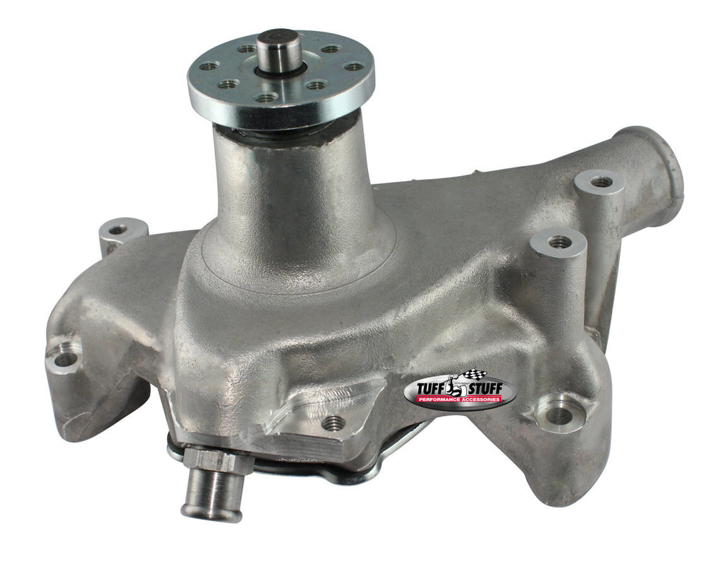 TUFF-STUFF 1511NC - SBC Long Water Pump Platinum As Cast image