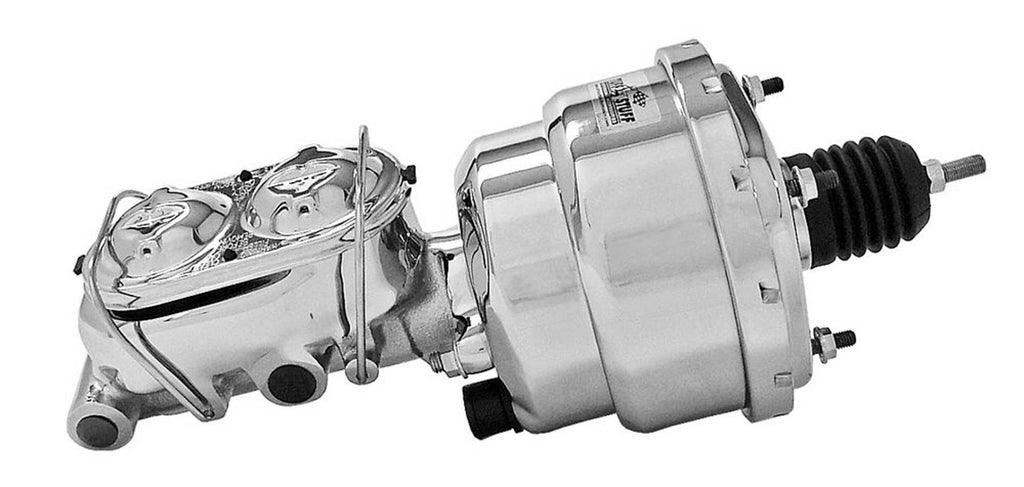 TUFF-STUFF 2122NA-2 - 7in Brake Booster Chrome w/2018NA Master Cylinder image