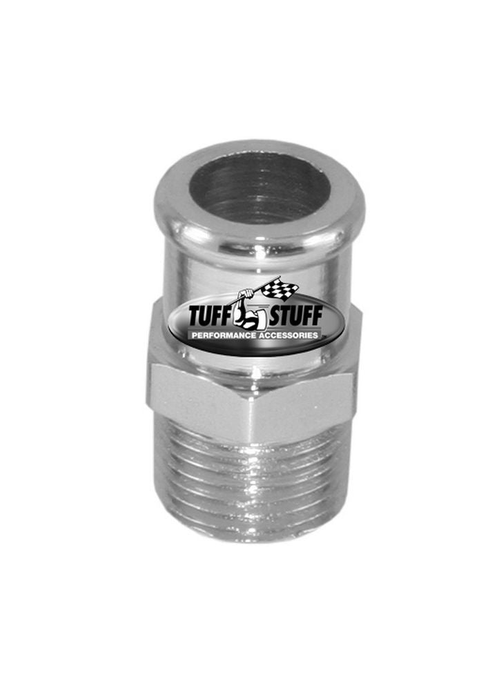 TUFF-STUFF 4450B - Water Pump Chrome Hose Nipple For 3/4in Hose image