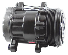 Load image into Gallery viewer, TUFF-STUFF 4517NC6GBLA - Peanut A/C Compressor 6 Groove Pulley Black image