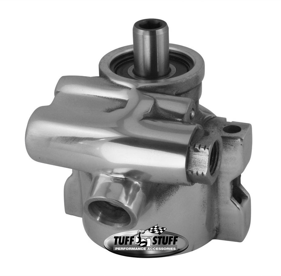 TUFF-STUFF 6175ALP-6 - GM LS1 Power Steering Pump Polished Aluminum image