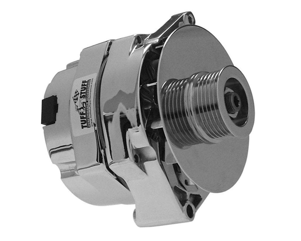 TUFF-STUFF 7127ND6G - GM Alternator 100 Amp 1-Wire Chrome 6 Groove image