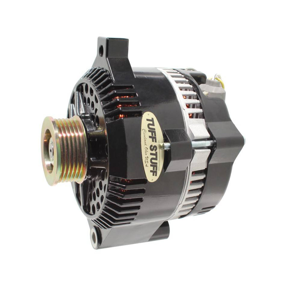 TUFF-STUFF 7771BW6G - Ford alternator 5.0L 150 Amp 1Wire Black 6 Groove image