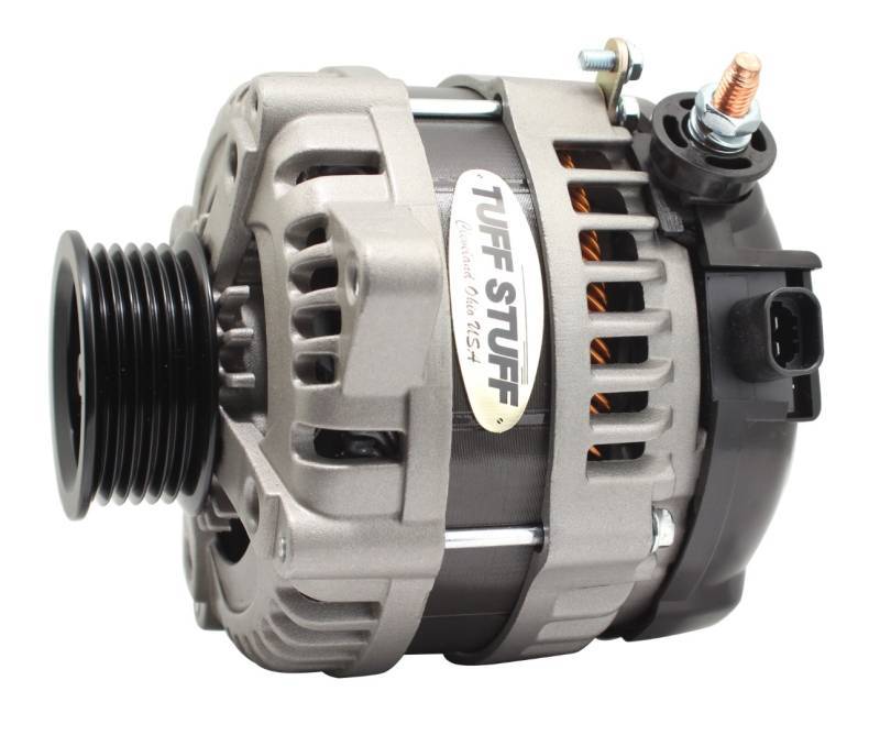 TUFF-STUFF 8321FC6G1W - 225 MAX AMP Alternator 6-Groove 1-Wire  Cast image