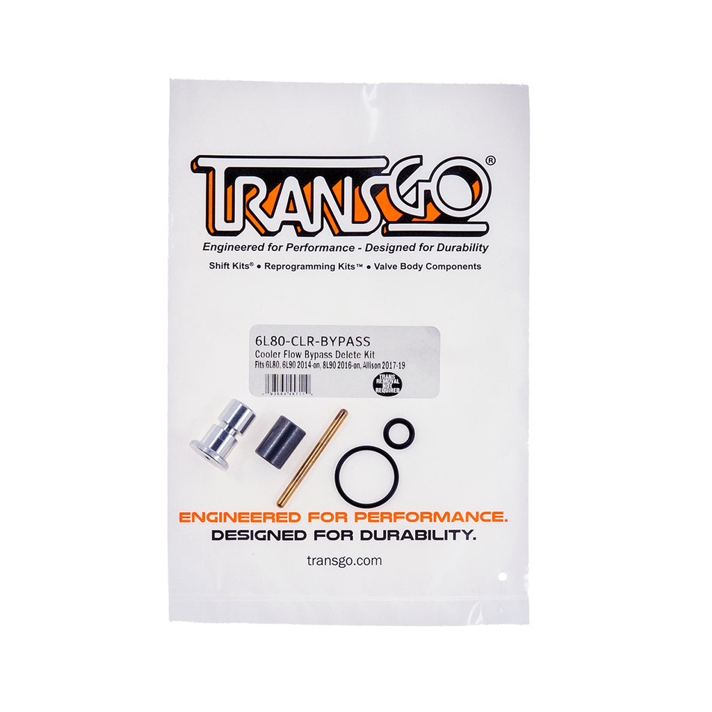 TRANSGO 6L80-CLR-BYPASS - Cooler Flow Bypass Delete Kit  GM 6L80/6L90 image