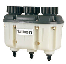 Load image into Gallery viewer, TILTON 72-577 - Reservoir Plastic 3-Chamber AN-4 Fittings image