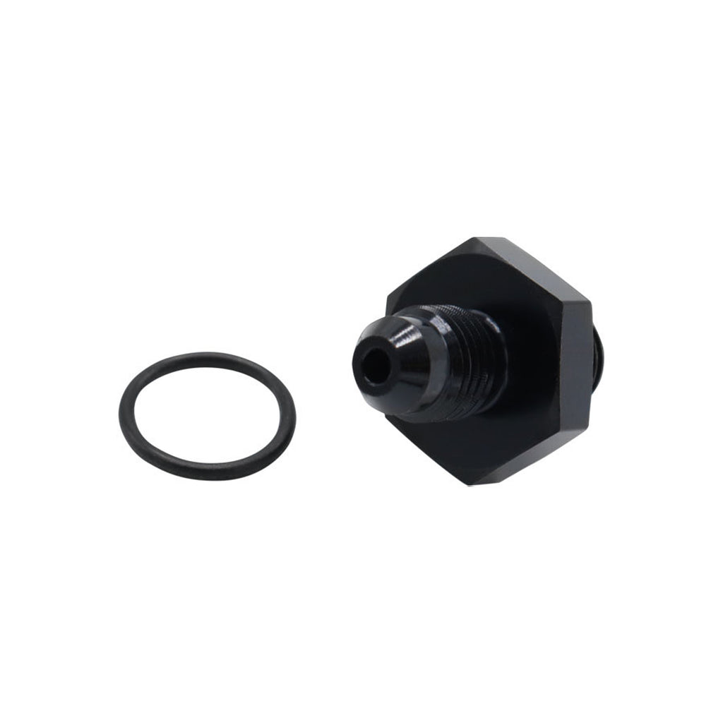 TILTON 76-015 - Inlet Fitting 7/16-20 to -4AN 76 Series MC image