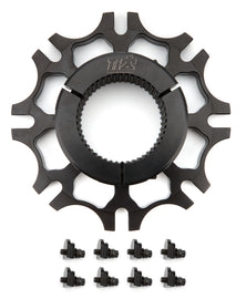 Ti22 PERFORMANCE 4025 - Brake Rotor Hub Inboard Splined Black Aluminum image