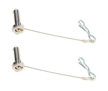 Load image into Gallery viewer, Ti22 PERFORMANCE 6116 - Aero Wing Tree Pin Kit 1/4x5/8 Pair Titanium image