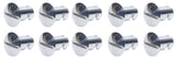 Oval Head Dzus Buttons .500 Long 10 Pack