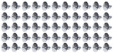 Large Head Dzus Buttons .500 Long 50 Pack
