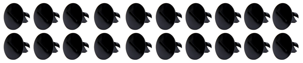 Ti22 PERFORMANCE 8110 - Large Head Dzus Buttons .500 Long 10 Pack Black image
