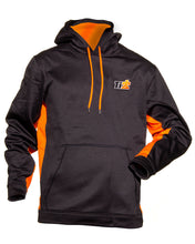 Load image into Gallery viewer, Ti22 PERFORMANCE 9210L - Sport-Tek Black Orange Ti22 Hoodie Large image