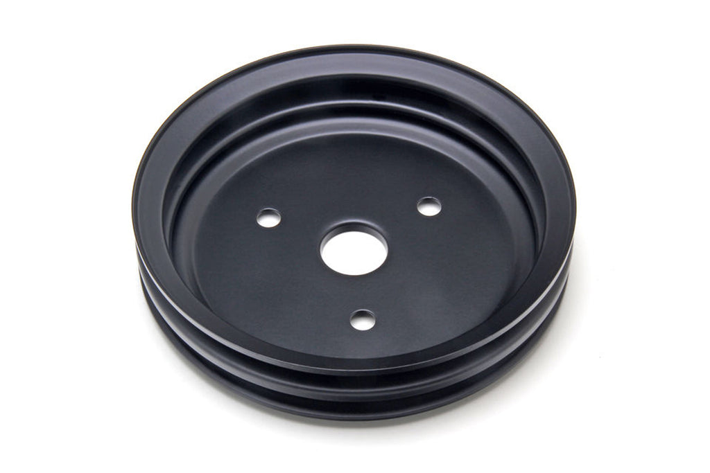 TRANS-DAPT 8603 - SBC SWP Crankshaft Pulley 2 Groove Black image