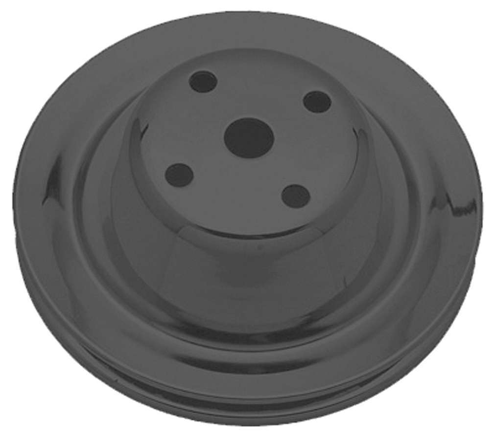 TRANS-DAPT 8604 - SBC LWP Water Pump Pulley 1 Groove Black image