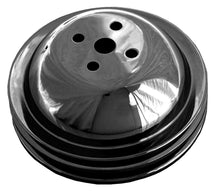 Load image into Gallery viewer, TRANS-DAPT 8615 - BBC SWP Water Pump Pulley 2 Groove Black image