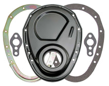 Load image into Gallery viewer, TRANS-DAPT 8638 - SBC Black 2pc Timing Cover image