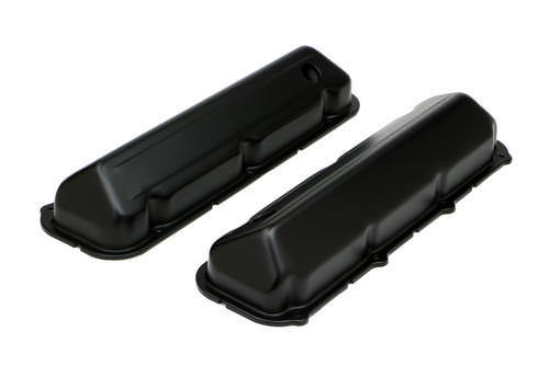 TRANS-DAPT 8732 - 68-88 Ford 429-460 Valve Covers Black Baffled image