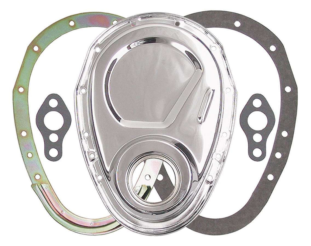TRANS-DAPT 8909 - SBC 2-Piece Timing Cover Chrome image