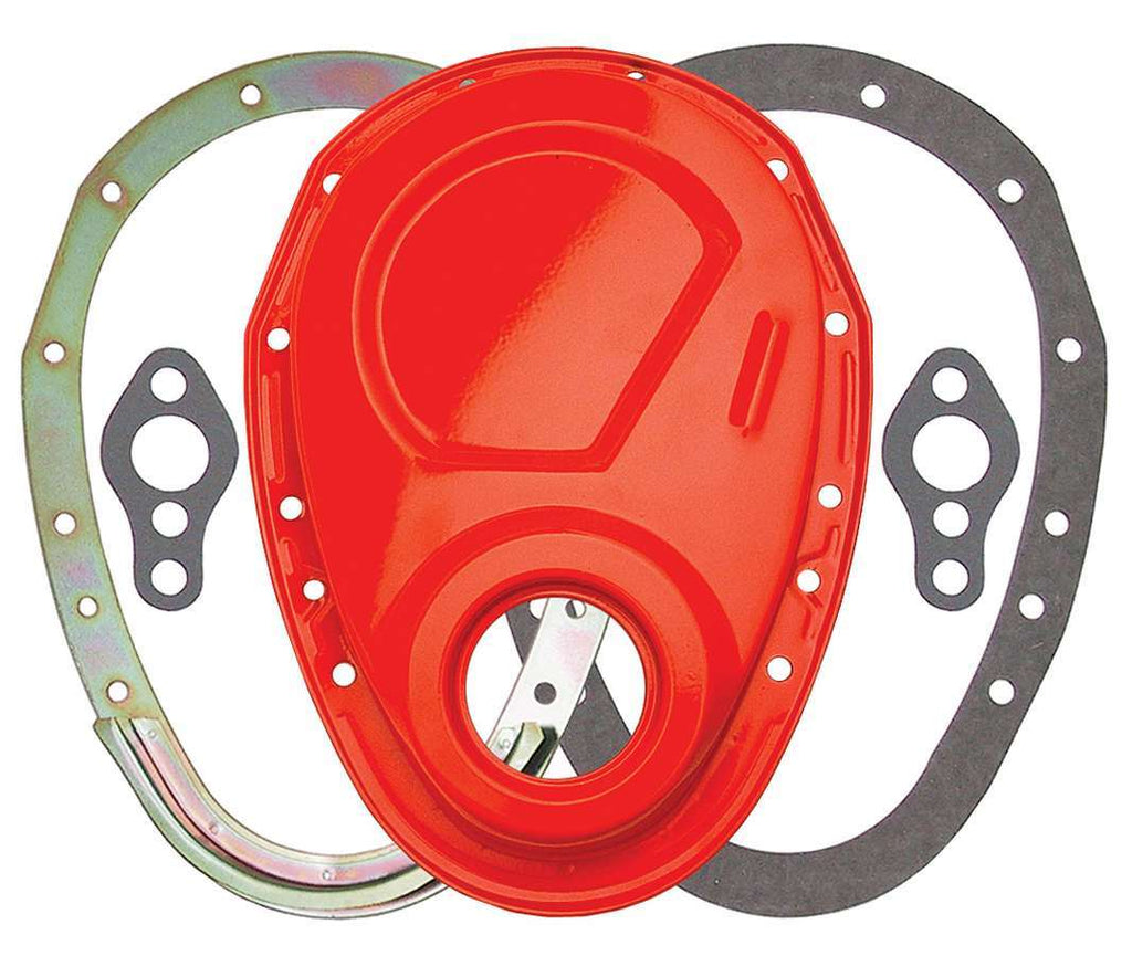 TRANS-DAPT 9923 - SBC 2pc Timing Cover Orange image