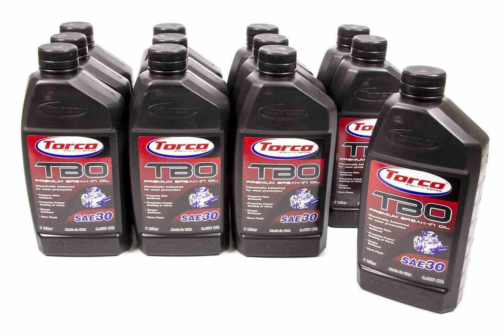 TORCO A100030C - TBO 30w Premium Break-In Oil Case/12-1 Liter image