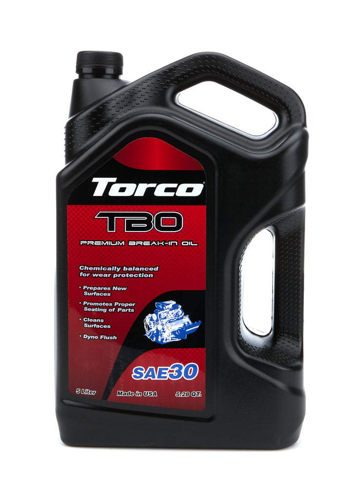 TORCO A100030LE - TBO 30W Premium Break In Oil 5 Liter Bottle image