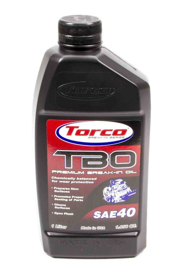 TORCO A100040CE - TBO 40W Premium Break-In Oil 1 Liter Bottle image