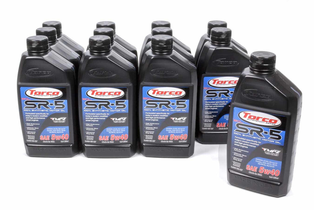 TORCO A150544C - SR-5 GDL Synthetic Motor Oil 5w40 Case 12x1-Liter image