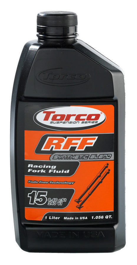 TORCO T830015CE - RFF Racing Fork Fluid 15 -1-Liter Bottle image