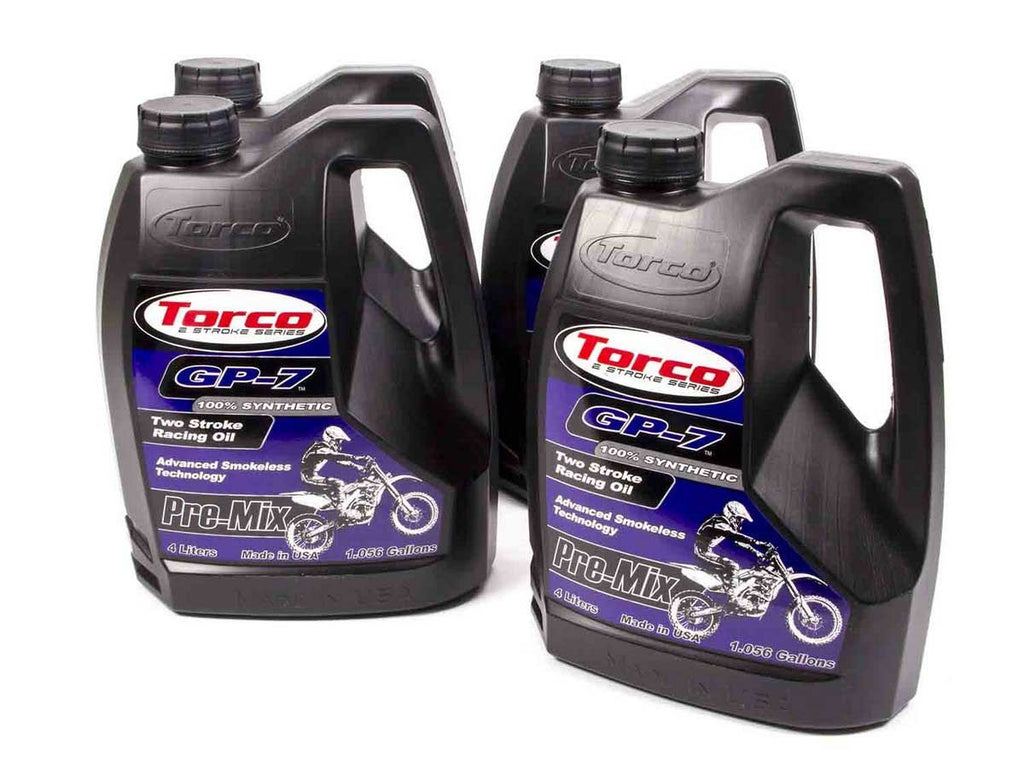TORCO T930077S - GP-7 Racing 2 Cycle Oil Case 4x1 Gallon image