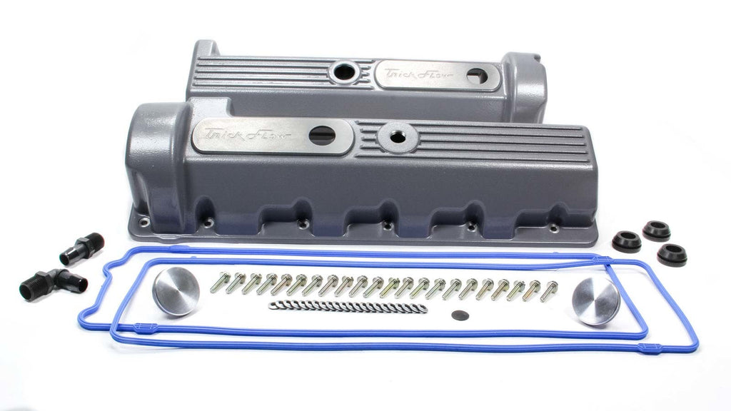 TRICK FLOW TFS-51800801 - Valve Cover Kit Ford 4.6 Motor 11-Bolt Cast Alm. image