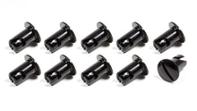 Load image into Gallery viewer, TRIPLE X RACE COMPONENTS CH-4401-10-BLK - Oval Head Button Alum Black .500 Long 10 Pack image