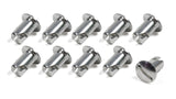 Oval Head Button Alum .500 Long 10 Pack