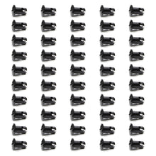 Load image into Gallery viewer, TRIPLE X RACE COMPONENTS CH-4402-50-BLK - Oval Head Button Alum Black .550 Long 50 Pack image